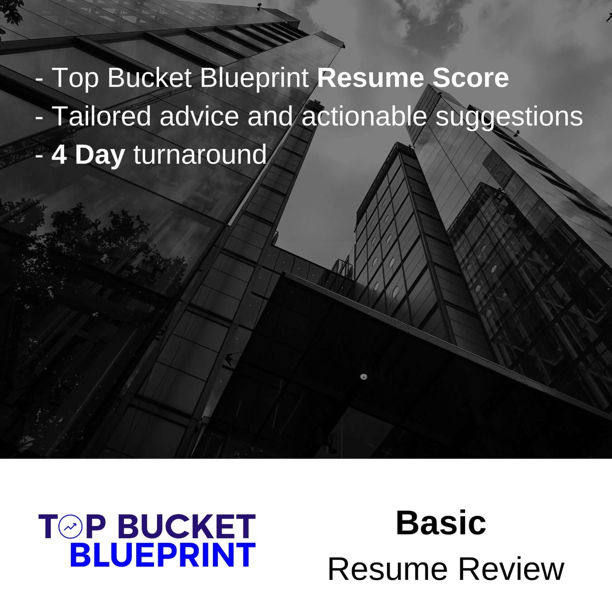 Top Bucket Blueprint Investment Banking Resume Review - Basic